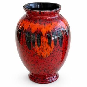 Vintage Poole English Art Pottery Living Glaze EXODUS 10” VASE - Pristine MCM